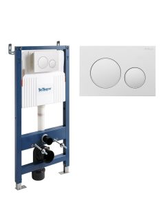 Инсталляция для унитазов BelBagno BB-101-M-BC в комплекте с кнопкой смыва